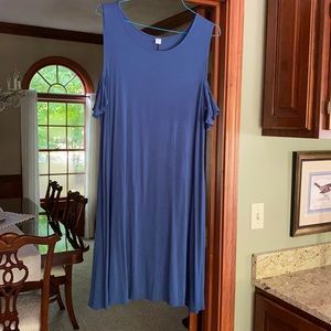 Old navy swing dress,  cold shoulder size XL tall